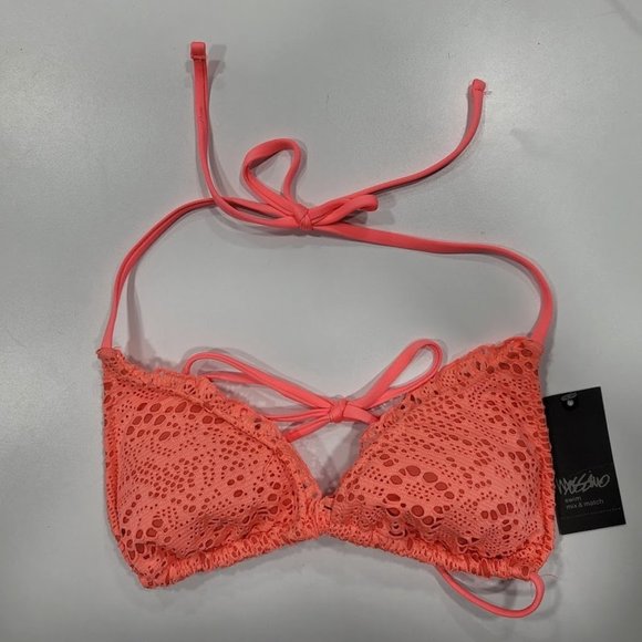 Mossimo Hot Melon Bikini Top Size XS - Picture 4 of 6